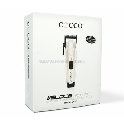 COCCO VELOCE PRO CLIPPER - ПРОФЕСИОНАЛНА МЕТАЛНА МАШИНКА С БЕЗЧЕТКОВ МОТОР