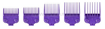 ANDIS MASTER DOUBLE MAGNET COMB SET - КОМПЛЕКТ 5 МАГНИТНИ ГРЕБЕНА ЗА MAШИНКИ MASTER
