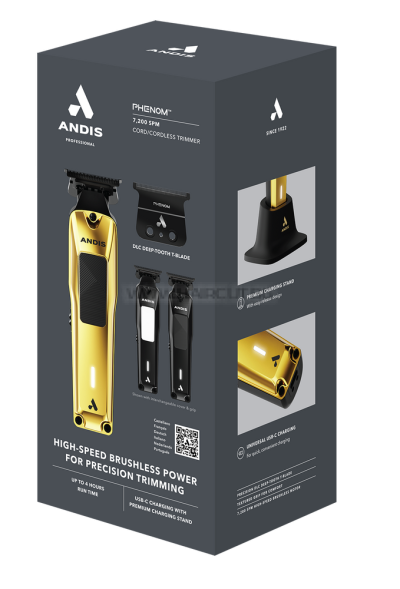 ANDIS PHENOM TRIMMER - ПРОФЕСИОНАЛЕН ТРИМЕР ЗА КОСА И БРАДА