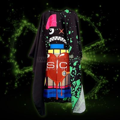 STYLECRAFT RADIOACTIVE - ПЕЛЕРИНА С ЛОГО ПРИНТ, ЧЕРНА