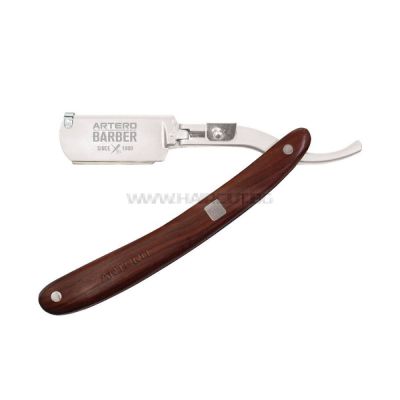 СГЪВАЕМ БРЪСНАЧ ЗА УНИВЕРСАЛНИ НОЖЧЕТА С ДЪРВЕНА ДРЪЖКА ARTERO BARBER RAZOR