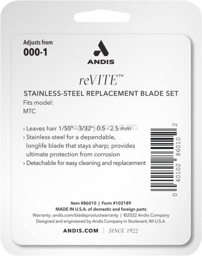 ANDIS reVITE TAPER BLADE - МОДУЛ ФИКСИРАН И ПОДВИЖЕН НОЖ, ЗА МАШИНКИ reVITE