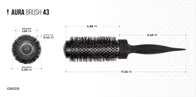 COCCO AURA BRUSH SET - КОМПЛЕКТ 4 БРОЯ ПРОФЕСИОНАЛНИ ЧЕТКИ ЗА КОСА,