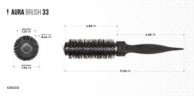 COCCO AURA BRUSH SET - КОМПЛЕКТ 4 БРОЯ ПРОФЕСИОНАЛНИ ЧЕТКИ ЗА КОСА,