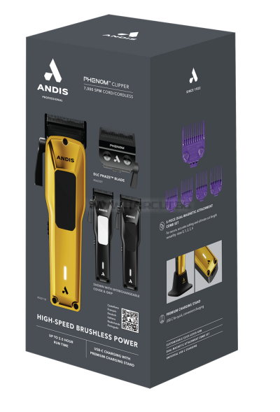 ANDIS PHENOM CLIPPER - ПРОФЕСИОНАЛНА МАШИНКА ЗА ПОДСТРИГВАНЕ