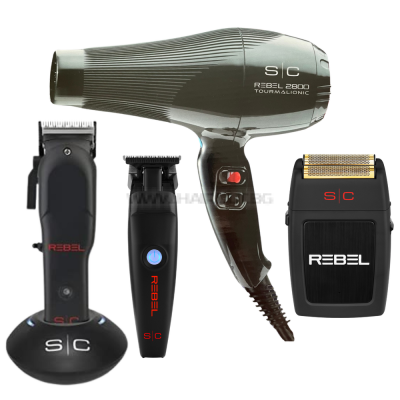STYLECRAFT REBEL ALL-COMBO - МАШИНКА ЗА ПОДСТРИГВАНЕ, КОНТУРЕН ТРИМЕР, ШЕЙВЪР И СЕШОАР