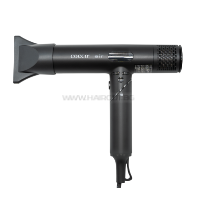 COCCO AIR BLACK - ПРОФЕСИОНАЛЕН СГЪВАЕМ УЛТРАЛЕК СЕШОАР С БЕЗЧЕТКОВ МОТОР, ЧЕРЕН