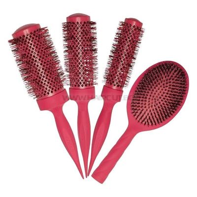 COCCO AURA BRUSH SET - КОМПЛЕКТ 4 БРОЯ ПРОФЕСИОНАЛНИ ЧЕТКИ ЗА КОСА,