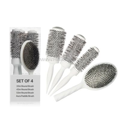 COCCO AURA BRUSH SET - КОМПЛЕКТ 4 БРОЯ ПРОФЕСИОНАЛНИ ЧЕТКИ ЗА КОСА,