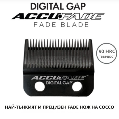 НОЖ COCCO GRAPHENE ACCUFADE, ЗА МАШИНКИ VELOCE PRO И HYPER VELOCE PRO 