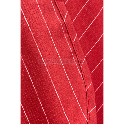 THE BARBER CAPE RED/WHITE PINSTRIPE - ПРЕМИУМ ПЕЛЕРИНА, ЧЕРВЕНА С БЯЛО РАЙЕ