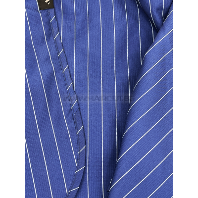 THE BARBER CAPE BLUE/WHITE PINSTRIPE - ПРЕМИУМ ПЕЛЕРИНА, СИНЯ С БЯЛО РАЙЕ