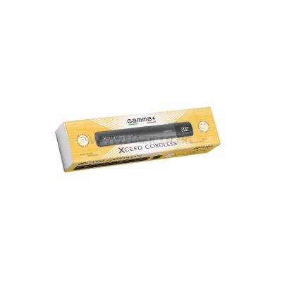 GAMMA+ XCEED CORDLESS - ПРОФЕСИОНАЛНА БЕЗКАБЕЛНА МИНИ-ПРЕСА ЗА КОСА, ЧЕРНА