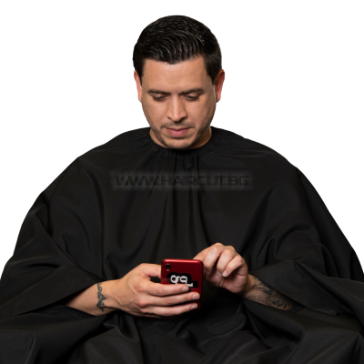 THE BARBER CAPE HANDS-FREE BLACK - ПРЕМИУМ ПЕЛЕРИНА С РЪКАВИ, ЧЕРНА