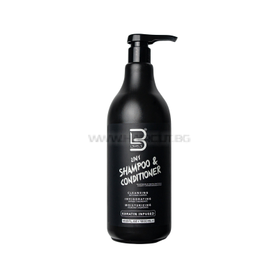 LEVEL 3 2-IN-1 SHAMPOO CONDITIONER - 2-В-1 ШАМПОАН С КЕРАТИН И БАЛСАМ, 1000ml