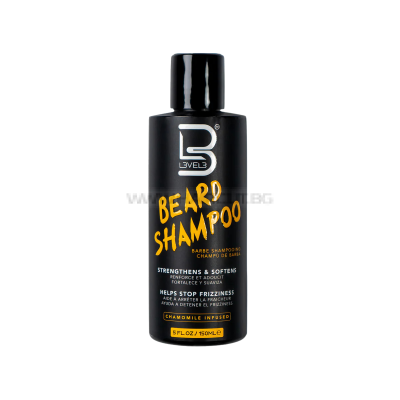 LEVEL 3 BEARD SHAMPOO - ШАМПОАН ЗА БРАДА С ЕКСТРАКТ ОТ ЛАЙКА, 150ml