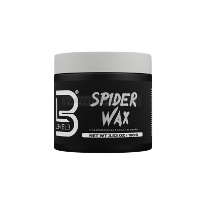 LEVEL 3 SPIDER WAX - ВАКСА С ПАЯЖИНООБРАЗНА СТРУКТУРА ЗА ОБЕМ, ЛЕК БЛЯСЪК И СИЛНА ФИКСАЦИЯ, 100g/150g