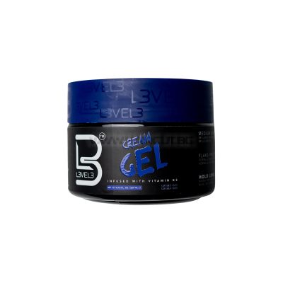 LEVEL 3 HAIR GEL CREAM NEW ONE - КРЕМ-ГЕЛ ЗА КОСА СЪС СРЕДНА ФИКСАЦИЯ И ВИТАМИН B5, 100ml/250ml/500ml