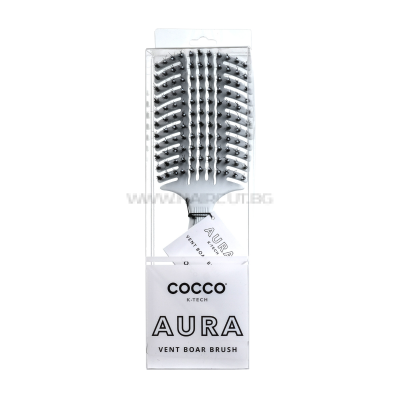 AURA VENT BOAR BRUSH - ПРОФЕСИОНАЛНА ЧЕТКА ЗА РАЗРЕСВАНЕ С ЕСТЕСТВЕН КОСЪМ