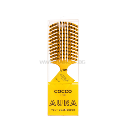 AURA VENT BOAR BRUSH - ПРОФЕСИОНАЛНА ЧЕТКА ЗА РАЗРЕСВАНЕ С ЕСТЕСТВЕН КОСЪМ