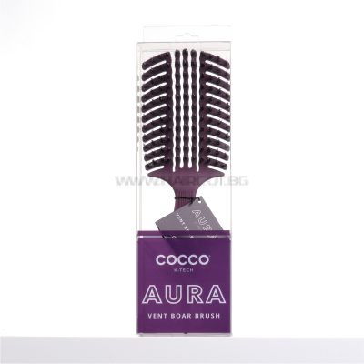 AURA VENT BOAR BRUSH - ПРОФЕСИОНАЛНА ЧЕТКА ЗА РАЗРЕСВАНЕ С ЕСТЕСТВЕН КОСЪМ