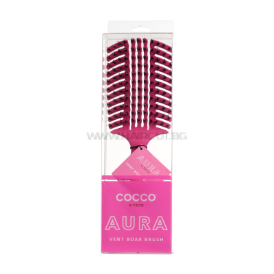 AURA VENT BOAR BRUSH - ПРОФЕСИОНАЛНА ЧЕТКА ЗА РАЗРЕСВАНЕ С ЕСТЕСТВЕН КОСЪМ