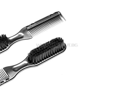MENSPIRE BROMB BRUSH - FADE ЧЕТКА С ВГРАДЕН ГРЕБЕН ЗА КОСА