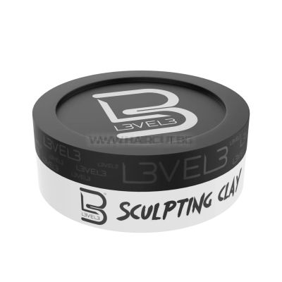 LEVEL 3 SCULPTING CLAY - ТЕКСТУРИРАЩА ПАСТА ЗА КОСА С МАТИРАЩ ЕФЕКТ И СИЛНА ФИКСАЦИЯ, 150g