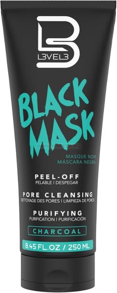 LEVEL 3 BLACK MASK ПОЧИСТВАЩА И ЕКСФОЛИРАЩА ЧЕРНА МАСКА ЗА ЛИЦЕ, 250ml