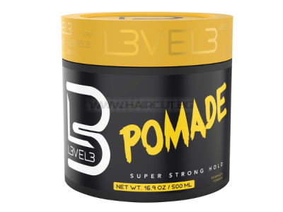 LEVEL 3 POMADE - ПОМАДА ЗА БЛЯСЪК И СУПЕР СИЛНА ФИКСАЦИЯ, 100g/150g/500g