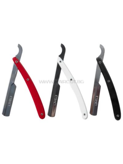 L3VEL3 TURKISH RAZOR BLACK - ПРОФЕСИОНАЛЕН СГЪВАЕМ БРЪСНАЧ С ШИРОКО РАМО