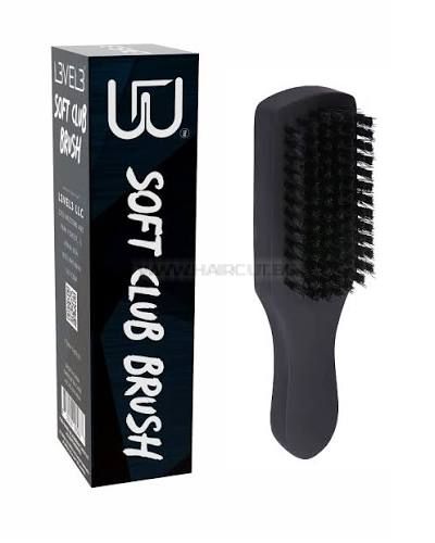  L3VEL3 CLUB BRUSH - ШИРОКА БРЪСНАРСКА FADE ЧЕТКА С КЪСА ДЪРВЕНА ДРЪЖКА